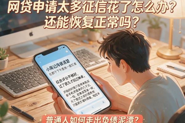 网贷申请太多征信花了怎么办?还能恢复正常吗?普通人如何走出负债泥潭?