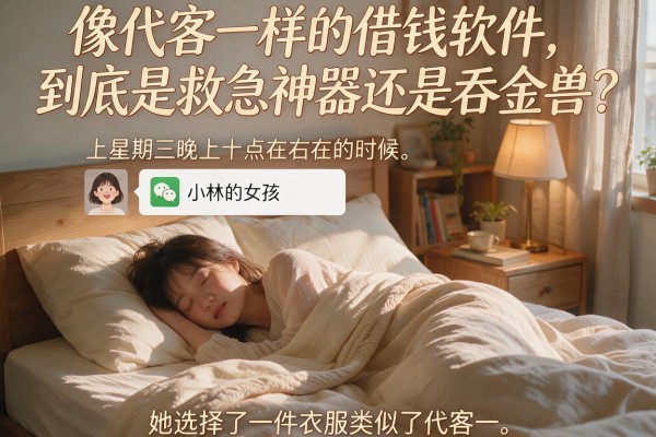 像代客一样的借钱软件,到底是救急神器还是吞金兽?