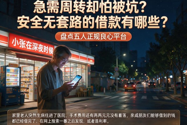 急需周转却怕被坑？安全无套路的借款有哪些？盘点五大正规良心平台