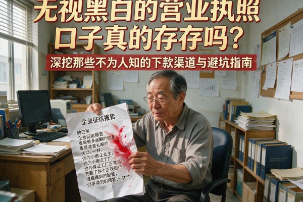 无视黑白的营业执照口子真的存在吗？深挖那些不为人知的下款渠道与避坑指南
