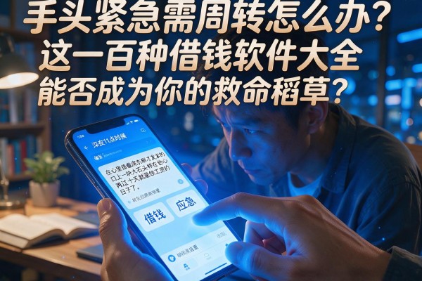 手头紧急需周转怎么办？这一百种借钱软件大全能否成为你的救命稻草？