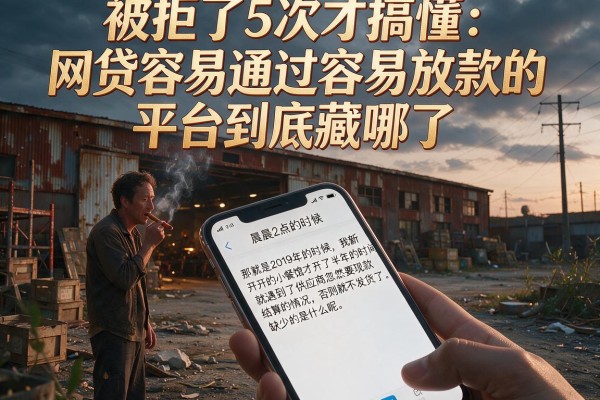 被拒了5次才搞懂：网贷容易通过容易放款的平台到底藏哪了