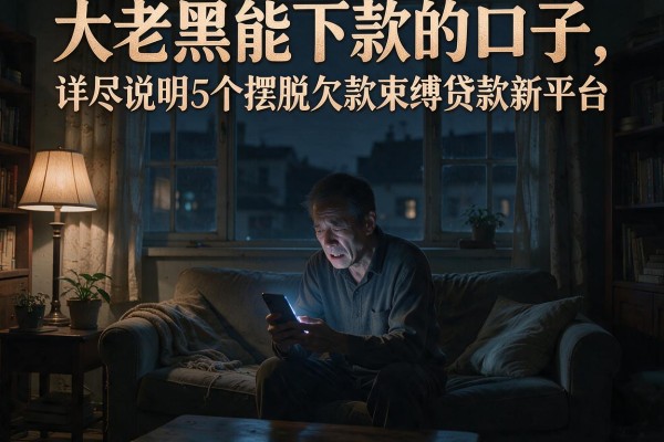 大老黑能下款的口子，详尽说明5个摆脱欠款束缚贷款新平台