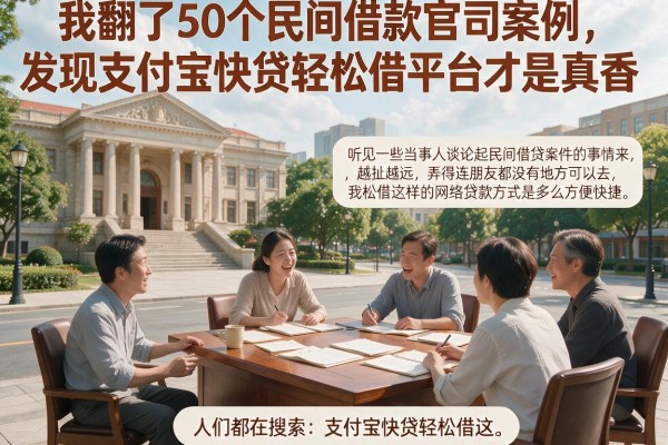 我翻了50个民间借款官司案例,发现支付宝快贷轻松借平台才是真香