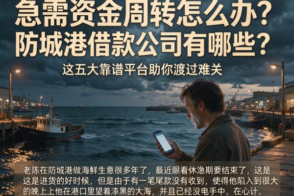 急需资金周转怎么办？防城港借款公司有哪些？这五大靠谱平台助你渡过难关