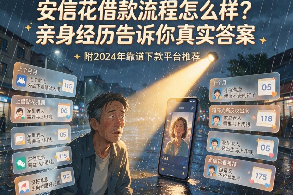 安信花借款流程怎么样？亲身经历告诉你真实答案，附2024年靠谱下款平台推荐