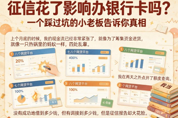 征信花了影响办银行卡吗？一个踩过坑的小老板告诉你真相
