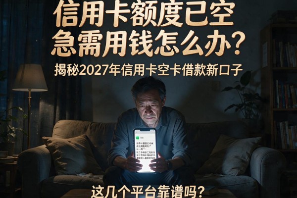 信用卡额度已空急需用钱怎么办？揭秘2027年信用卡空卡借款新口子，这几个平台靠谱吗？