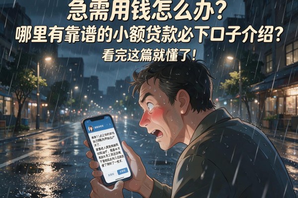 急需用钱怎么办？哪里有靠谱的小额贷款必下口子介绍？看完这篇就懂了！