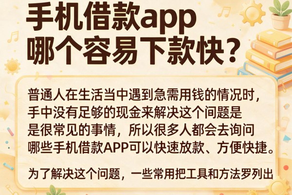 手机借款app哪个容易下款快？整理了几个下款速度比较快的