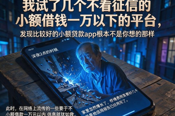 我试了几个不看征信的小额借钱一万以下的平台，发现比较好的小额贷款app根本不是你想的那样