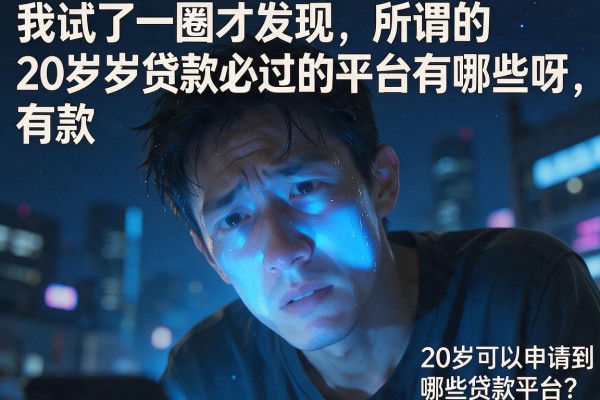 我试了一圈才发现,所谓的20岁贷款必过的平台有哪些呀,真相让人意外