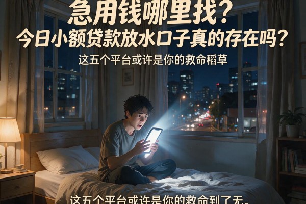 急用钱哪里找？今日小额贷款放水口子真的存在吗？这五个平台或许是你的救命稻草