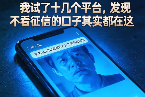 我试了十几个平台，发现不看征信的口子其实都在这