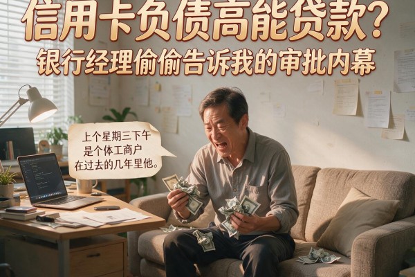 信用卡负债高能贷款？银行经理偷偷告诉我的审批内幕