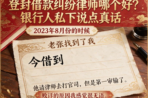 登封借款纠纷律师哪个好？银行人私下说点真话