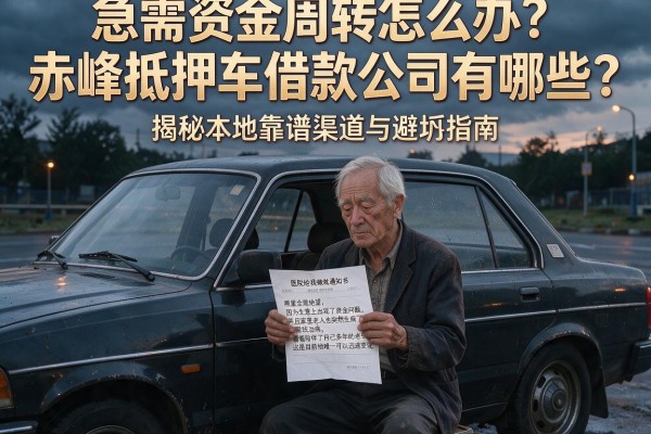 急需资金周转怎么办？赤峰抵押车借款公司有哪些？揭秘本地靠谱渠道与避坑指南