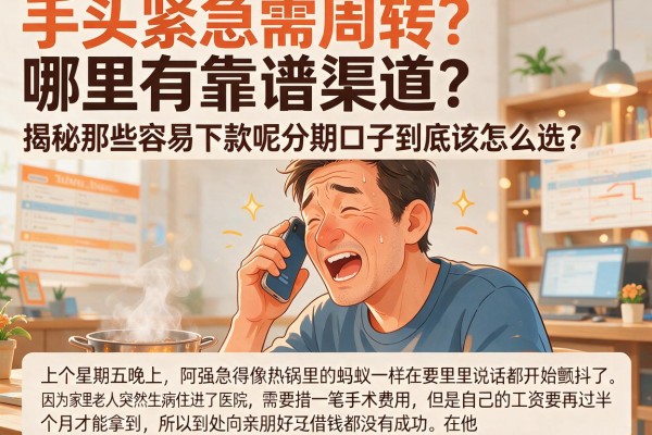 手头紧急需周转？哪里有靠谱渠道？揭秘那些容易下款呢分期口子到底该怎么选？