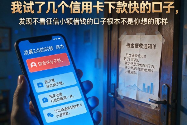 我试了几个信用卡下款快的口子，发现不看征信小额借钱的口子根本不是你想的那样