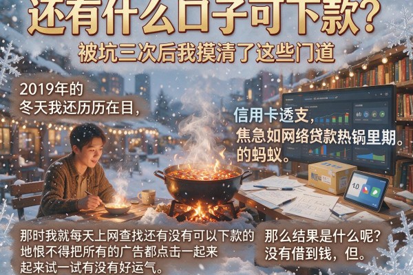 还有什么口子可下款？被坑三次后我摸清了这些门道