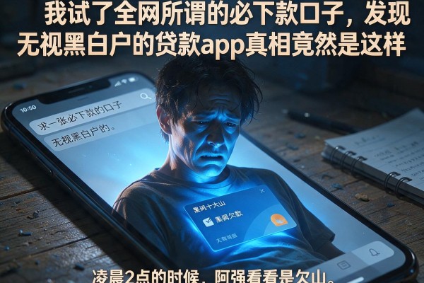 我试了全网所谓的必下款口子，发现无视黑白户的贷款app真相竟然是这样