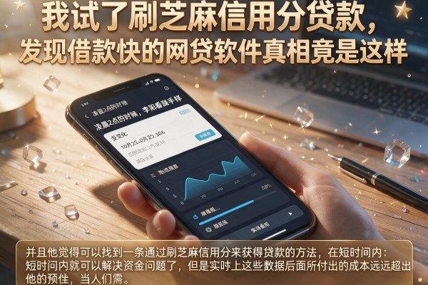 我试了刷芝麻信用分贷款，发现借款快的网贷软件真相竟是这样