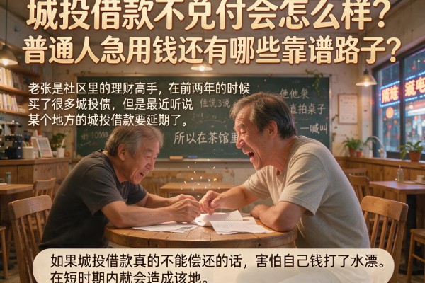 城投借款不兑付会怎么样？普通人急用钱还有哪些靠谱路子？