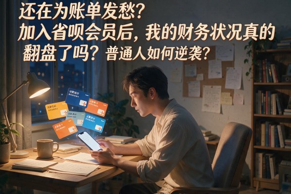 还在为账单发愁？加入省呗会员后，我的财务状况真的翻盘了吗？普通人如何逆袭？