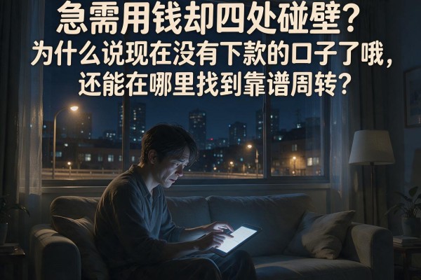 急需用钱却四处碰壁？为什么说现在没有下款的口子了哦，还能在哪里找到靠谱周转？