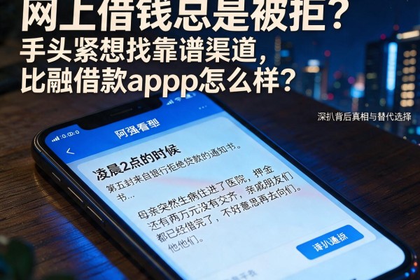 网上借钱总是被拒？手头紧想找靠谱渠道，比融借款app怎么样？深扒背后真相与替代选择