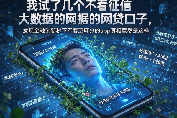 我试了几个不看征信大数据的网贷口子，发现金融创新秒下不要芝麻分的app真相竟然是这样