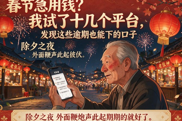 春节急用钱？我试了十几个平台，发现这些逾期也能下的口子