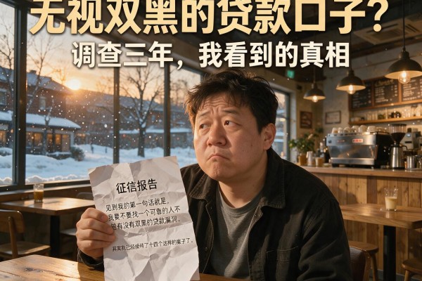无视双黑的贷款口子？调查三年，我看到的真相