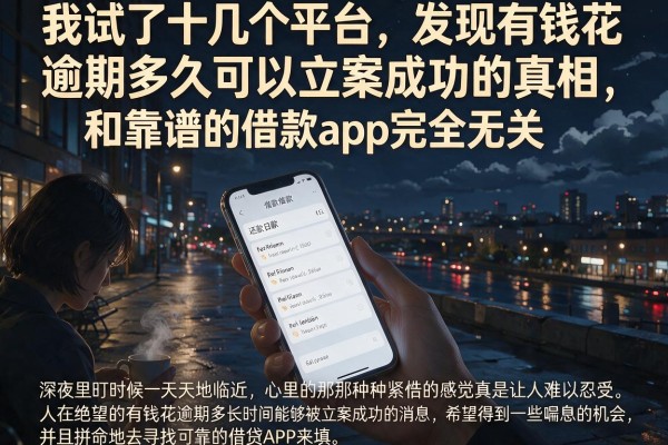 我试了十几个平台，发现有钱花逾期多久可以立案成功的真相，和靠谱的借款app完全无关