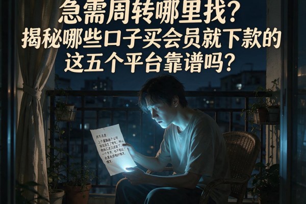 急需周转哪里找？揭秘哪些口子买会员就下款的，这五个平台靠谱吗？