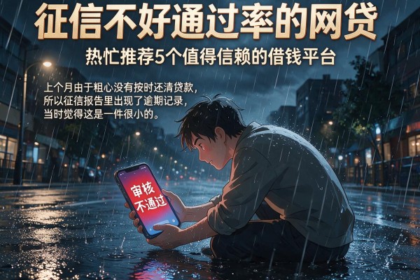 征信不好通过率的网贷，热忱推荐5个值得信赖的借钱平台