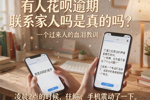 有人花呗逾期联系家人吗是真的吗？一个过来人的血泪教训