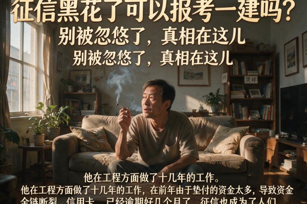 征信黑花了可以报考一建吗？别被忽悠了，真相在这儿