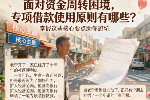 面对资金周转困境，专项借款使用原则有哪些？掌握这些核心要点助你避坑
