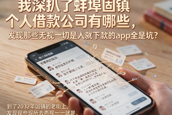 我深扒了蚌埠固镇个人借款公司有哪些，发现那些无视一切是人就下款的app全是坑