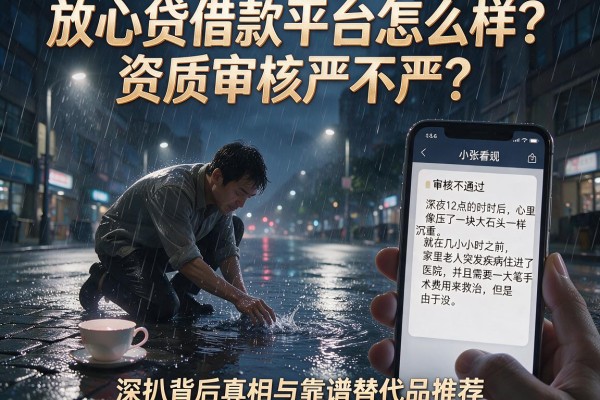 放心贷借款平台怎么样？资质审核严不严？深扒背后真相与靠谱替代品推荐