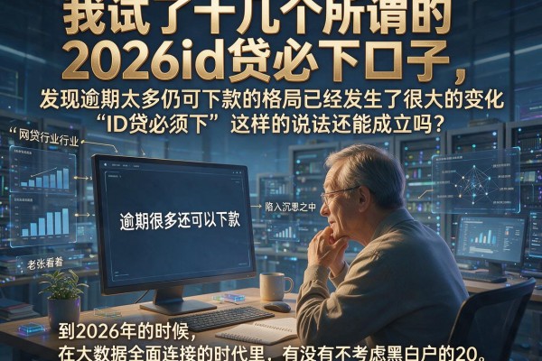 我试了十几个所谓的2026id贷必下口子，发现逾期太多仍可下款的平台真相竟然是这样