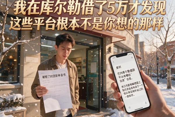我在库尔勒借了5万才发现这些平台根本不是你想的那样