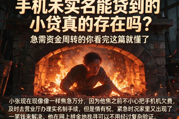 手机未实名能贷到的小贷真的存在吗？急需资金周转的你看完这篇就懂了