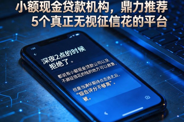 小额现金贷款机构，鼎力推荐5个真正无视征信花的平台