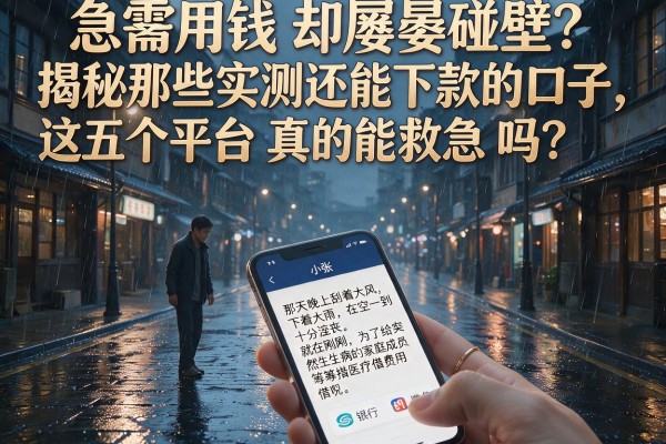 急需用钱却屡屡碰壁？揭秘那些实测还能下款的口子，这五个平台真的能救急吗？