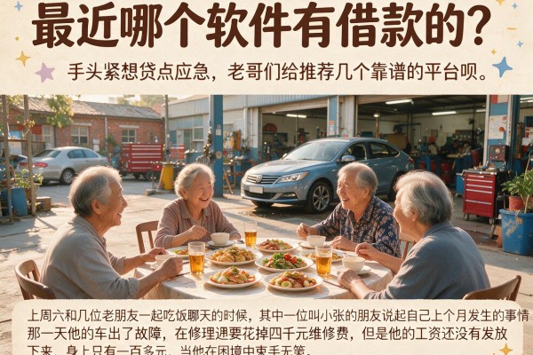 最近哪个软件有借款的？手头紧想贷点应急，老哥们给推荐几个靠谱的平台呗