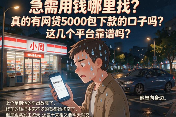 急需用钱哪里找？真的有网贷5000包下款的口子吗？这几个平台靠谱吗？