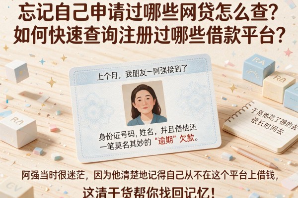 忘记自己申请过哪些网贷怎么查？如何快速查询注册过哪些借款平台？这篇干货帮你找回记忆！