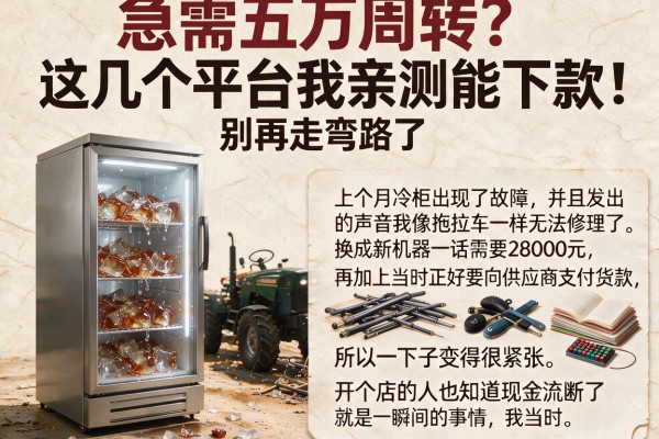 急需五万周转？这几个平台我亲测能下款，别再走弯路了
